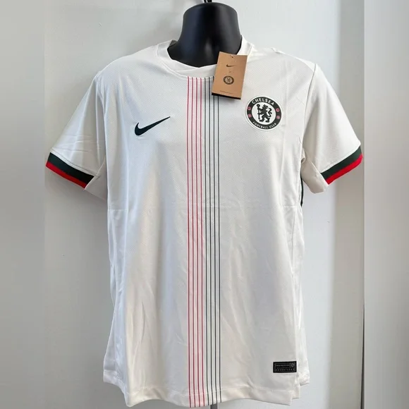 Nike White and Red Men's Jersey - Picture 1 of 2